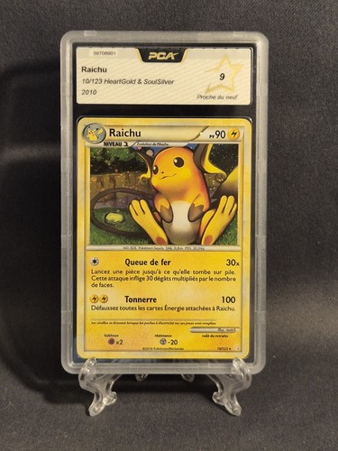 Carte pokémon raichu - carte, holo