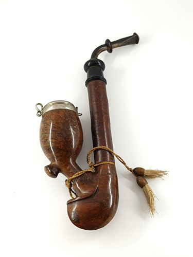 Pipe allemande ancienne - pipe, bois