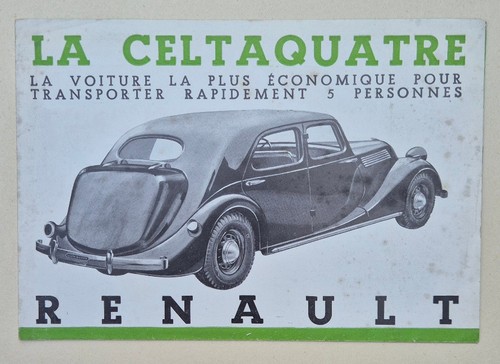 Renault celtaquatre 1936 - renault, c.1936