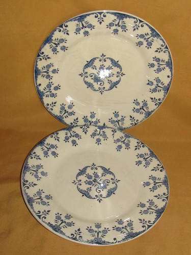 Assiettes dessert terre - 2, de