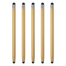 5pcs Stylet pour Tactile Écrans Capacitif Stylet Universel Tablette Champagne Or