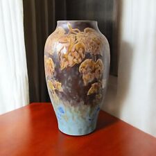 Ceramis. Stoneware vase model virgin vine D 665, early 20th century