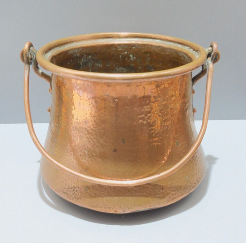 Ancien chaudron cuivre - -ancien,