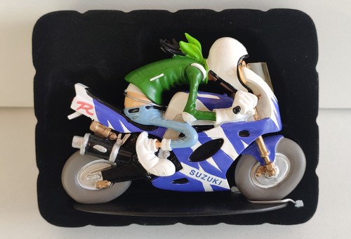 Figurine moto résine joe - figurine,