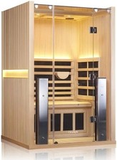 MAKE OFFER ON CLEARLIGHT SANCTUARY 2 Full Spectrum Two Person Infrared Sauna