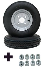 2 X Roue Compléte 4.80-8 4.00-8 70M 8-Zoll + Écrous Remorque Roue Pneu Jante