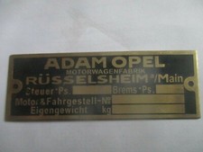 Panneau Type opel Moto
