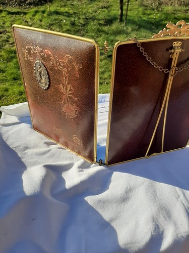 Miroir ancien tryptique - ancien,