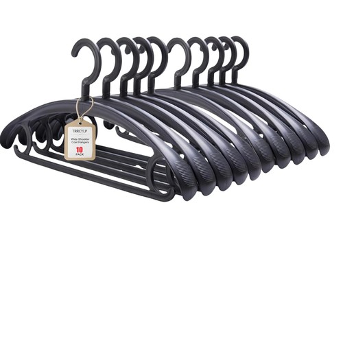 Cintres plastique noir 10 - noir,