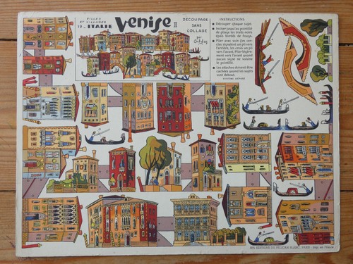 Venice italy cutting - venice, paper