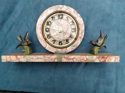 Ancienne horloge marbre et - en,