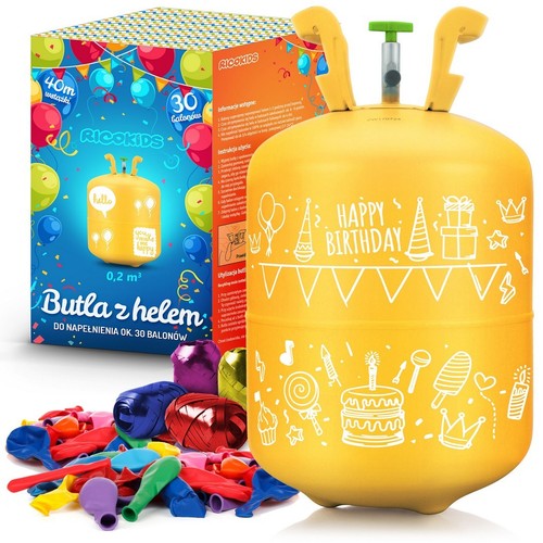 Bouteille hélium 20 m3 - d'hélium,