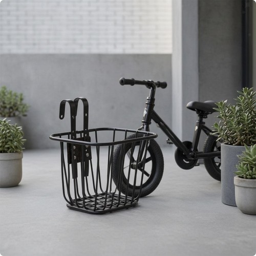 Panier vélo avec crochets - de,