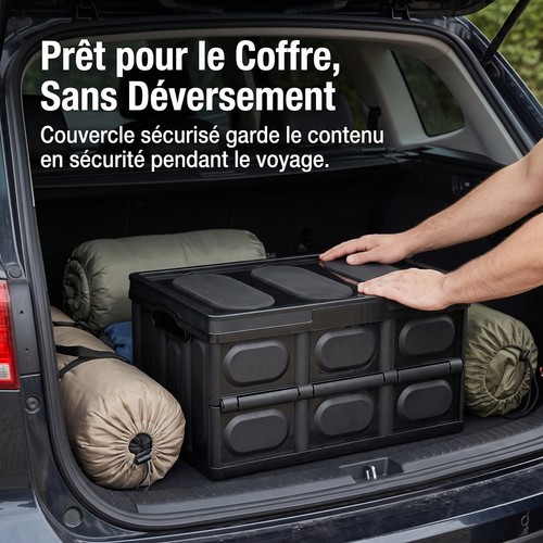 Caisse pliable plastique - pliable, en