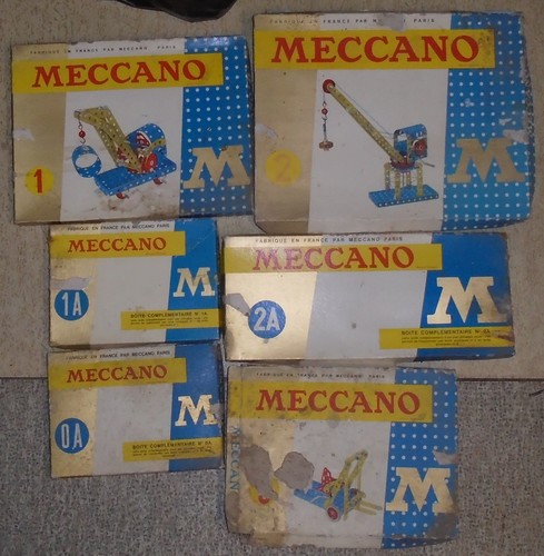 Meccano ancien lot boite - ancien, de
