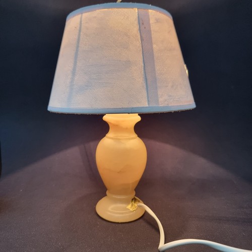 Lampe ancienne pied albâtre - lampe,