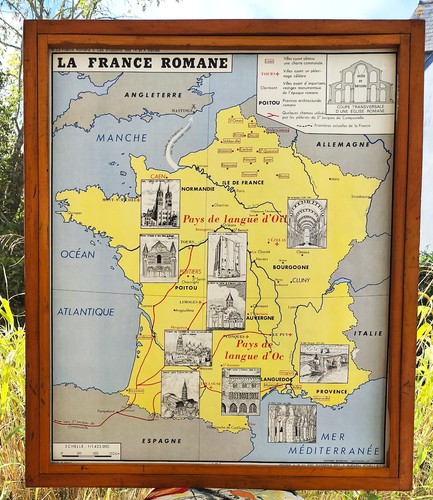 Ancienne carte géographie - carte,