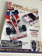 Auto modélisme N° 41 1999 Williams FW21 , Auburn Speedster Canam 1966 etc