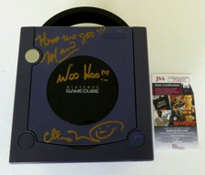 Charles Martinet Signed Nintendo GameCube System Autograph, Mario, Luigi JSA COA