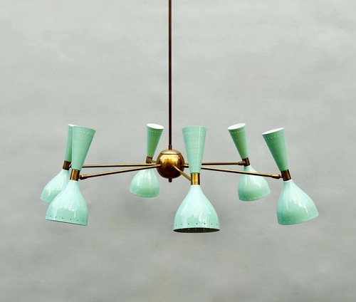 Lustre spoutnik laiton 6 - lustre,