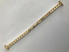 BRACELET MONTRE METALLIQUE DOREE 12 MM REGLABLE