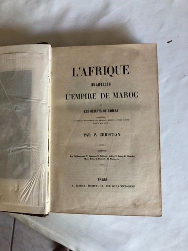 Livre rare afrique - rare, l'afrique