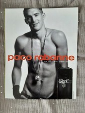 Perfume Paper Advertising. 2005 P. Rabanne Black XS - Perfume Ad