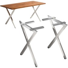 Pieds de table 2 x acier