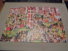 Jan Van Haasteren 1000 Piece Puzzle Crazy Casino Complete & Poster NO BOX Jumbo