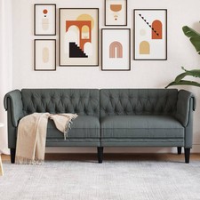 Chesterfield Sofa Dark Grey