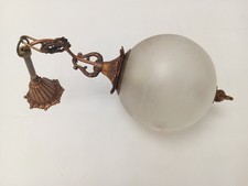 lustre ancien bronze globe