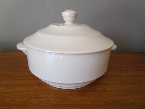 Petite soupière rose poudré - petite,