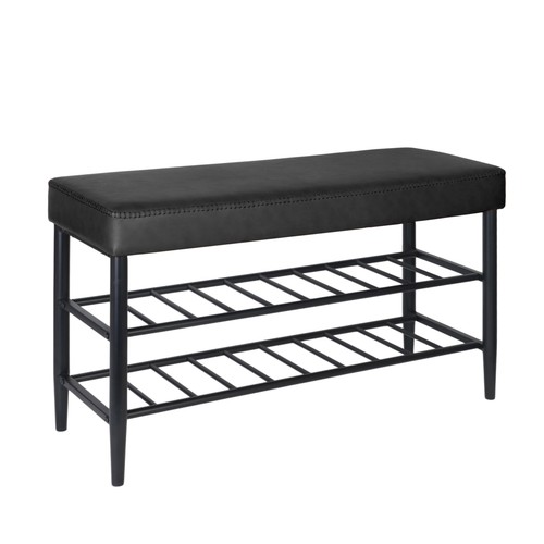 Banc chaussures étagère - banc, à