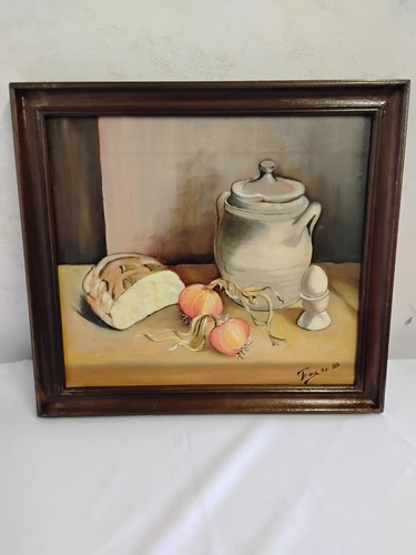 Tableau ancien avec cadre - ancien,