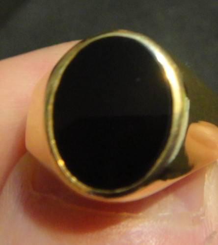 Bague chevalière or 18k - bague,