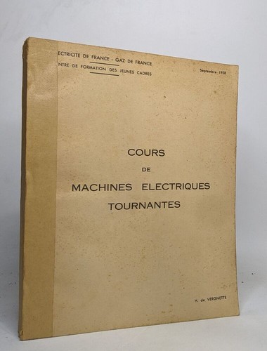 Cours machines electriques - de,