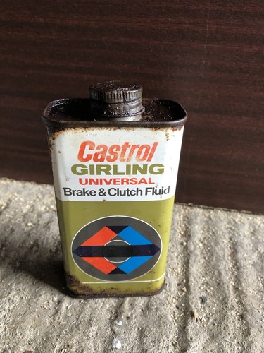 Old castrol oil - old, can