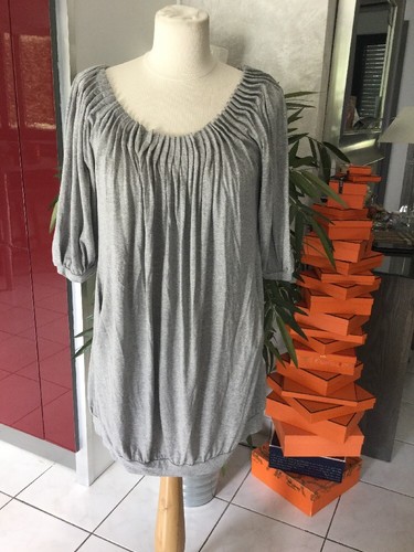 Robe maje taille grise - taille,