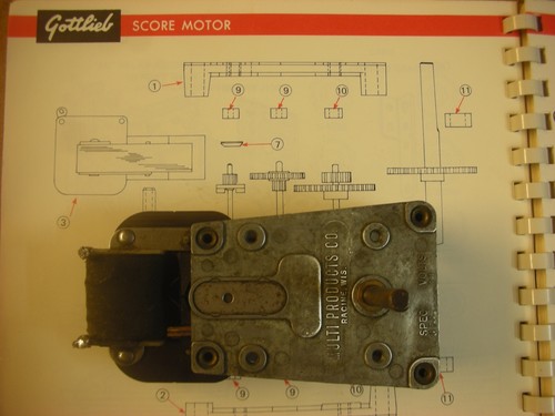 Flipper gottlieb moteur - flipper, gottlieb: