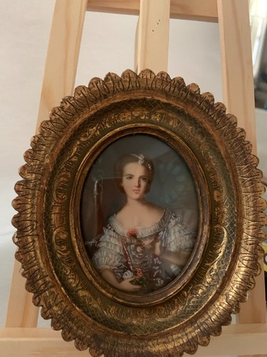 Peinture miniature ancienne - peinture,