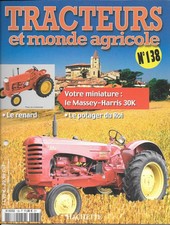 TRACTORS AND AGRICULTURAL WORLD ISSUE N°138 MASSEY-HARRIS 30K