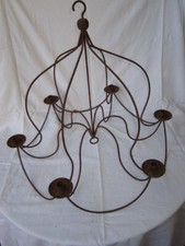 LUSTRE A 6 BOUGIE ANCIEN  EN