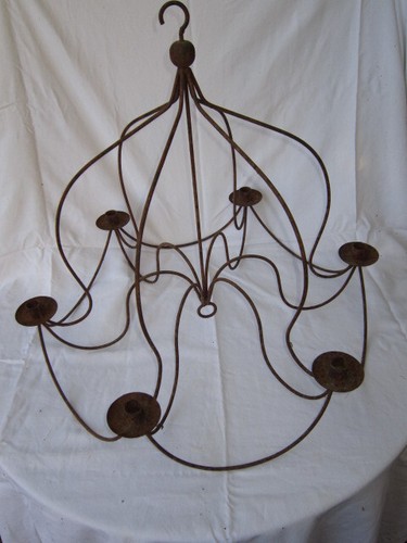 Lustre bougie ancien - lustre,