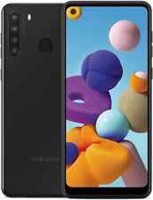 Samsung Galaxy A21 A215U 32GB Black (GSM UNLOCKED) Android Smartphone -Open Box-