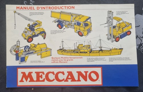Meccano ancien manuel - ancien,