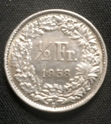 Piece suisse 2 - 1/2, 1958