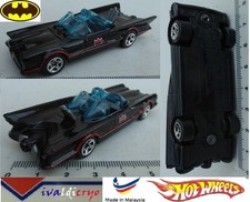 Batmobile 7 cm environ 1/60 batman dc comics Hot wheels S06 malaysia