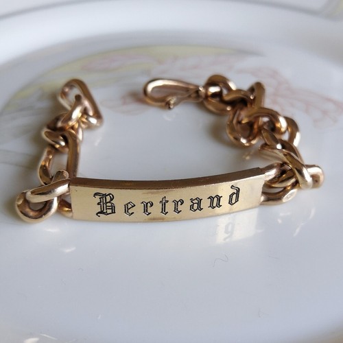 Vintage bracelet gourmette - bracelet,