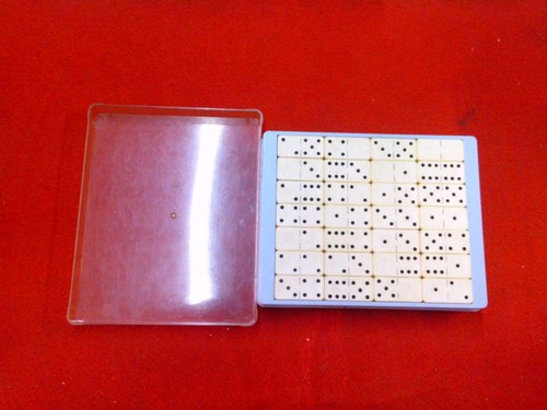Jeu dominos plastique - en,