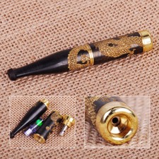 1pcs Handmade Carving Dragon Filter Cigarette Holder Ebony Smoke Tool Accessory